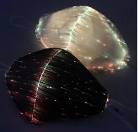 LED Colorful Luminous EL Mask Fiber Fabric Cool Mask Personality Chargeable Dustproof Halloween Glow Party KTV Props