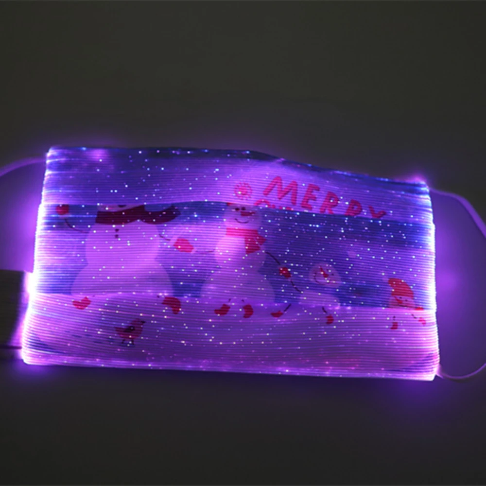 Christmas Face Mask LED Luminous EL Mask For Decoration Festive Party